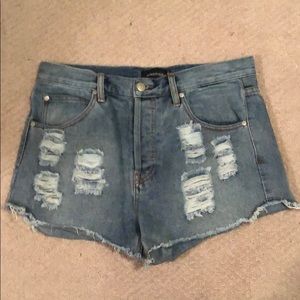 Mink Pink denim shorts